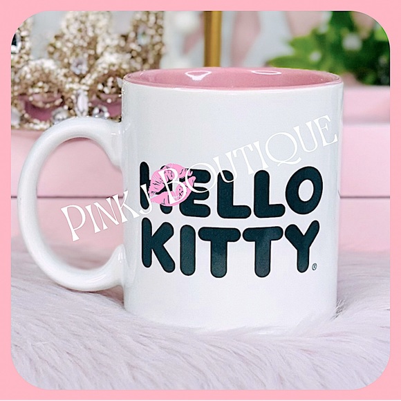 💗☕️{Hello Kitty} Adorable Pink {Sanrio} Coffee | Tea Mug! - Picture 2 of 6